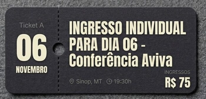 Ingresso Dia 06 de Novembro (sexta-feira)